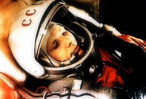 Jurij Gagarin, rosyjski kosmonauta, 1961 autorstwa Unbekannt