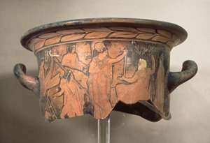 Krater czarnofigurowy, IV wpne (fragment) autorstwa Unbekannt Unbekannt