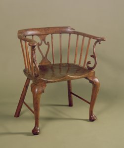 Krzesło Windsor Burr cis i wiąz, ok. 1760 autorstwa Unbekannt Unbekannt