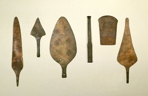 Narzędzia miedziane, Harappa, 2300-1750 pne autorstwa Unbekannt Unbekannt