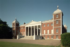 Widok zewnętrzny strony wschodniej, Osterley Park, Middlesex autorstwa Unbekannt Unbekannt