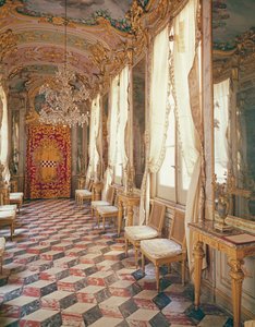 Galeria luster z freskami Lorenzo de Ferrari, Palazzo Spinola, Genua, Włochy autorstwa Unbekannt Unbekannt