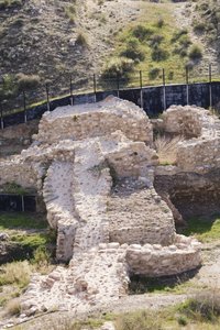 Brama, barbakan i fragment murów miejskich, Los Millares, niedaleko Santa Fe Mondujar (zdjęcie)