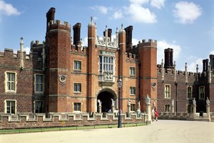 Pałac Hampton Court wiosną 14 i 1520 (H5996) autorstwa Unbekannt Unbekannt