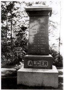 Grób Horatio Algera w Natick, Massachusetts (zdjęcie undw) autorstwa Unbekannt Unbekannt