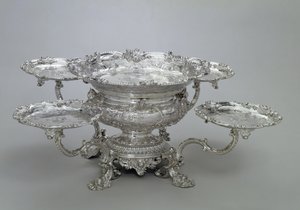 Centralny element Newdegate autorstwa Paula de Lamerie (1688-1751), 1743 autorstwa Unbekannt Unbekannt