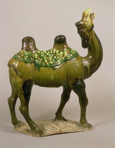 Ceramiczny chiński wielbłąd płaczący, dynastia Tang, VIII wiek Ceramiczny wielbłąd płaczący, VIII wiek