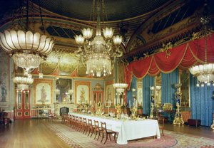 Royal Pavilion, Sala Bankietowa, 1815-23, Brighton, East Sussex, Wielka Brytania