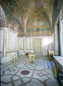 Sala di Ruggero autorstwa arabskich i bizantyjskich rzemieślników, Palazzo dei Normanni, Palermo, Włochy autorstwa Unbekannt Unbekannt