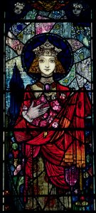 Św Elżbieta Węgierska, Harry Clarke z Dublina (1889-1931) autorstwa Unbekannt Unbekannt