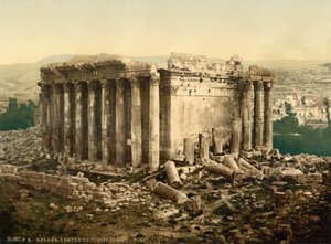 Świątynia Jowisza, zewnętrzna, Baalbek, Ziemia Święta (tj. Ba