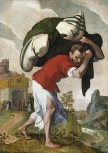 Uzdrowienie paralityka, 1560-90 (olej na desce) autorstwa Unbekannt Unbekannt