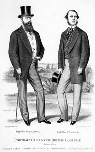 Właściwy kochanie. Hugh Childers i Właściwy Hon. C. Fortescue, 1871 autorstwa Unbekannt Unbekannt