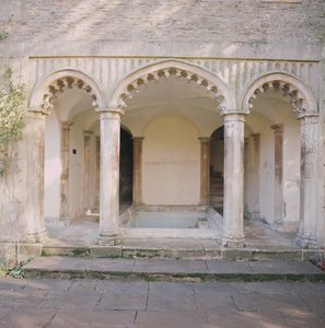 Widok z zewnątrz Bath House, Corsham Court, Wiltshire autorstwa Unbekannt Unbekannt