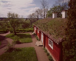 Widok na dom i ogrody Carla Linneusza, Hammarby, Uppsala, Szwecja fot autorstwa Unbekannt Unbekannt