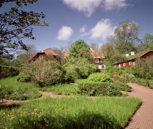 Widok domu Carla Linneusza, Hammarby, Uppsala, Szwecja fot.