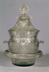 Chłodziarka do wina, ok.1815-20 (szkło cięte)