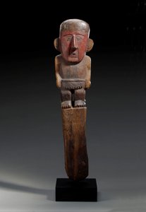 Znacznik figuralny z drewna Chimu, ok.1100-1400 autorstwa Unbekannt