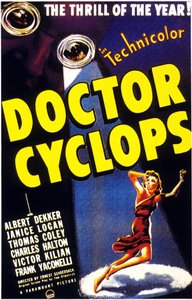 Plakat filmu Doktor Cyklop, DR. CYCLOPS, ERNEST SCHOEDSACK, z Albertem Dekkerem 1940 autorstwa Unbekannt