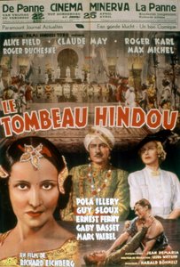 Plakat filmu Hinduski grobowiec Richarda Eichberga 1938 autorstwa Unbekannt