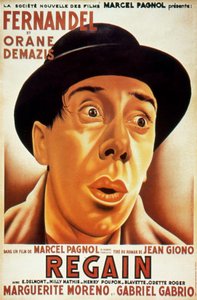 Plakat filmu Récolte Marcela Pagnola z Fernandelem 1937 (według Jeana Giono) autorstwa Unbekannt