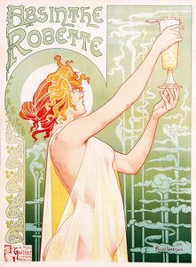 Plakat reklamowy Absinthe Robette autorstwa Unbekannter Künstler