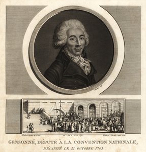 Armand Gensonne (1758-1793), francuski polityk i deputowany Konwentu autorstwa Unbekannt
