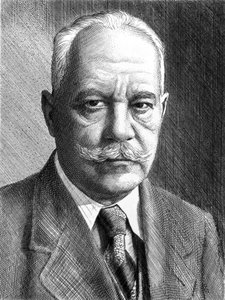 Arnold Sommerfeld, fizyk niemiecki, ok. 1910-1920 autorstwa Unbekannt