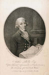 Arthur Phillip, brytyjski dowódca marynarki wojennej, ok. 1789 autorstwa Unbekannt