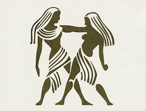 Znak zodiaku: bliźnięta Kolekcja prywatna autorstwa Unbekannter Künstler