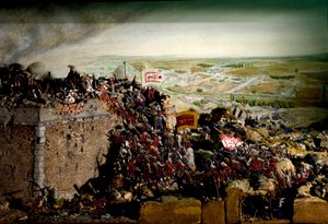 Wojna austriacko-turecka w 1683 r. (model diorama) autorstwa Unbekannter Künstler