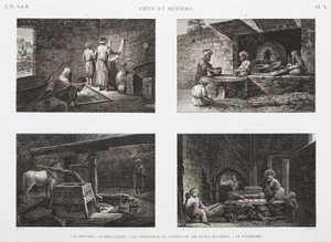 Piekarnia i Cukiernia Piekarze i cukiernicy, Egipt, ok. 1798 autorstwa Unbekannt