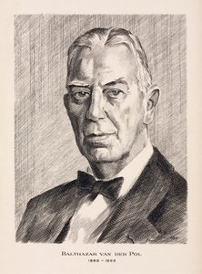 Balthazar van der Pol, holenderski inżynier elektryk, ok. 1930 autorstwa Unbekannt