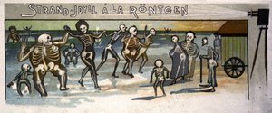 Plażowa idylla w Rontgen, ok. 1900 r. (ilustracja) autorstwa Unbekannter Künstler