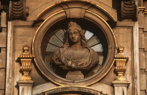 Belgia, Bruksela, Grand Place, detal dekoracyjny