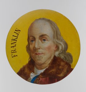 Benjamin Franklin (fajans) autorstwa Unbekannt