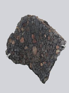 chondryt karbonowy (CBA). Tombee w Gujba (Nigeria) w 1984 r. Narodowe Muzeum Historii Naturalnej w Paryżu. autorstwa Unbekannt
