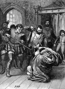 Kardynał Beaton zostaje zamordowany 29 maja 1546 r autorstwa Unbekannter Künstler