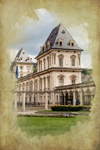 Castello del Valentino, Turyn, Piemont, Włochy (zdjęcie zmanipulowane) autorstwa Unbekannt