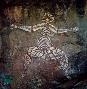 Malarstwo jaskiniowe, Ziemia Arnhema, Terytorium Północne, Australia, Kultura aborygeńska