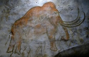 Malowidła jaskiniowe znalezione w jaskini Altamira (zdjęcie)