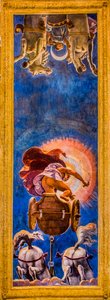 Malowidło sufitowe Komnaty Słońca i Księżyca, Francesco Primaticcio autorstwa Unbekannter Künstler