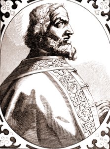 Karol Wielki według XVI-wiecznego wizerunku (rycina) autorstwa Unbekannter Künstler