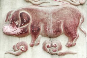 Chiński znak zodiaku. Świątynia Białej Chmury Pekin Chiny autorstwa Unbekannt