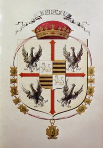 Herb rodziny Gonzaga (grafika) autorstwa Unbekannter Künstler