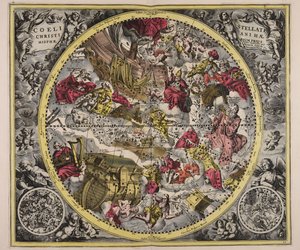 Coeli stellati christiani haemisphaerium prius autorstwa Unbekannter Künstler