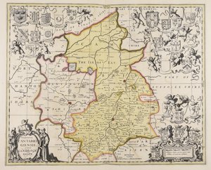 Comitatis Cantabrigiensis vernacule Cambridge Shire autorstwa Unbekannter Künstler