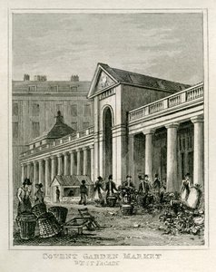 Targ w Covent Garden autorstwa Unbekannt