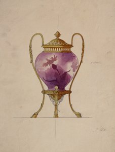 Projekt dla zamontowanego szkła secesyjnego brule-parfum, House of Carl Faberge autorstwa Unbekannt