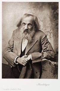 Dymitr Iwanowicz Mendelejew, rosyjski chemik, od 1905 autorstwa Unbekannt